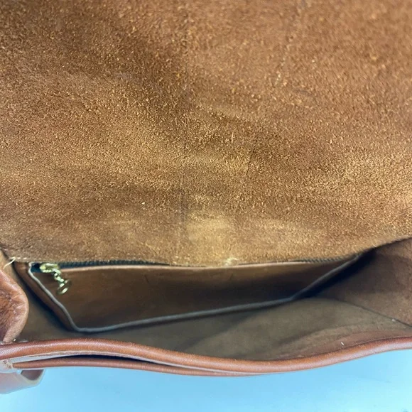 Coach Vintage Brown‎ Leather Crossbody Bag - Picture 11 of 15